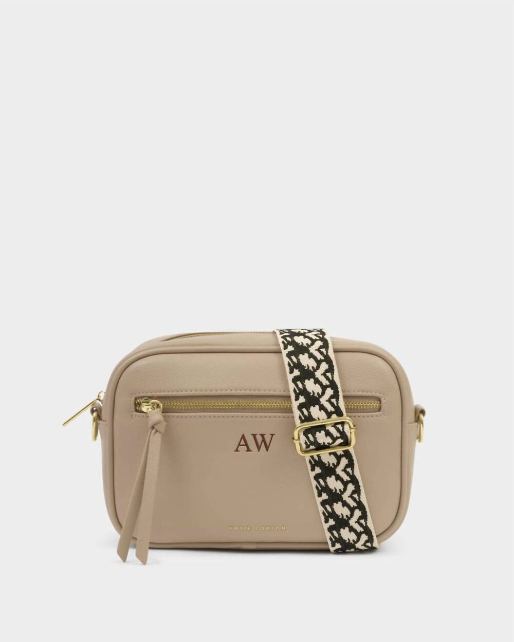 NEW KATIE LOXTON women's hallie crossbody bag in taupe